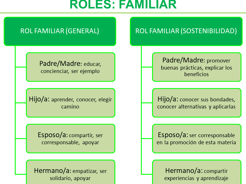 roles de los ninos en familias