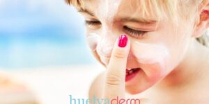 rutina de limpieza facial en ninos