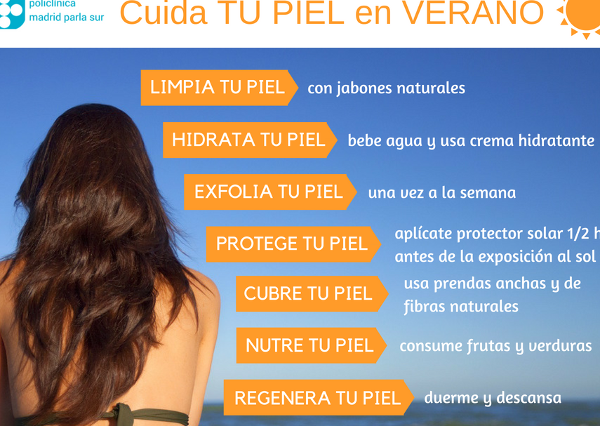 cuidado de la piel en verano