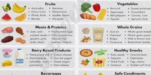 alimentos para embarazo saludable
