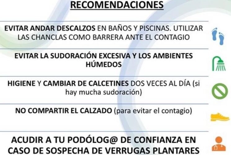 consejos para el cuidado de verrugas