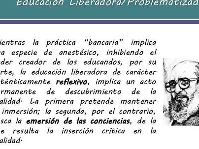 educacion liberadora de paulo freire