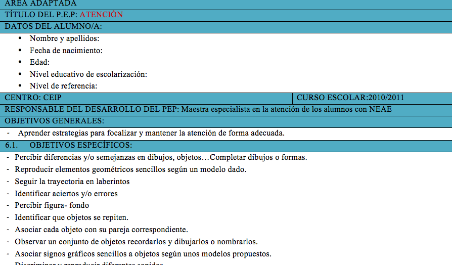programas educativos personalizados y ensenanza